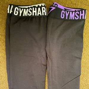 Gymshark black leggings - two pairs